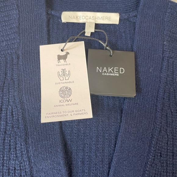 CROPPED FISHERMAN CASHMERE CARDIGAN FROM NAKEDCASHMERE - Picture 11 of 12